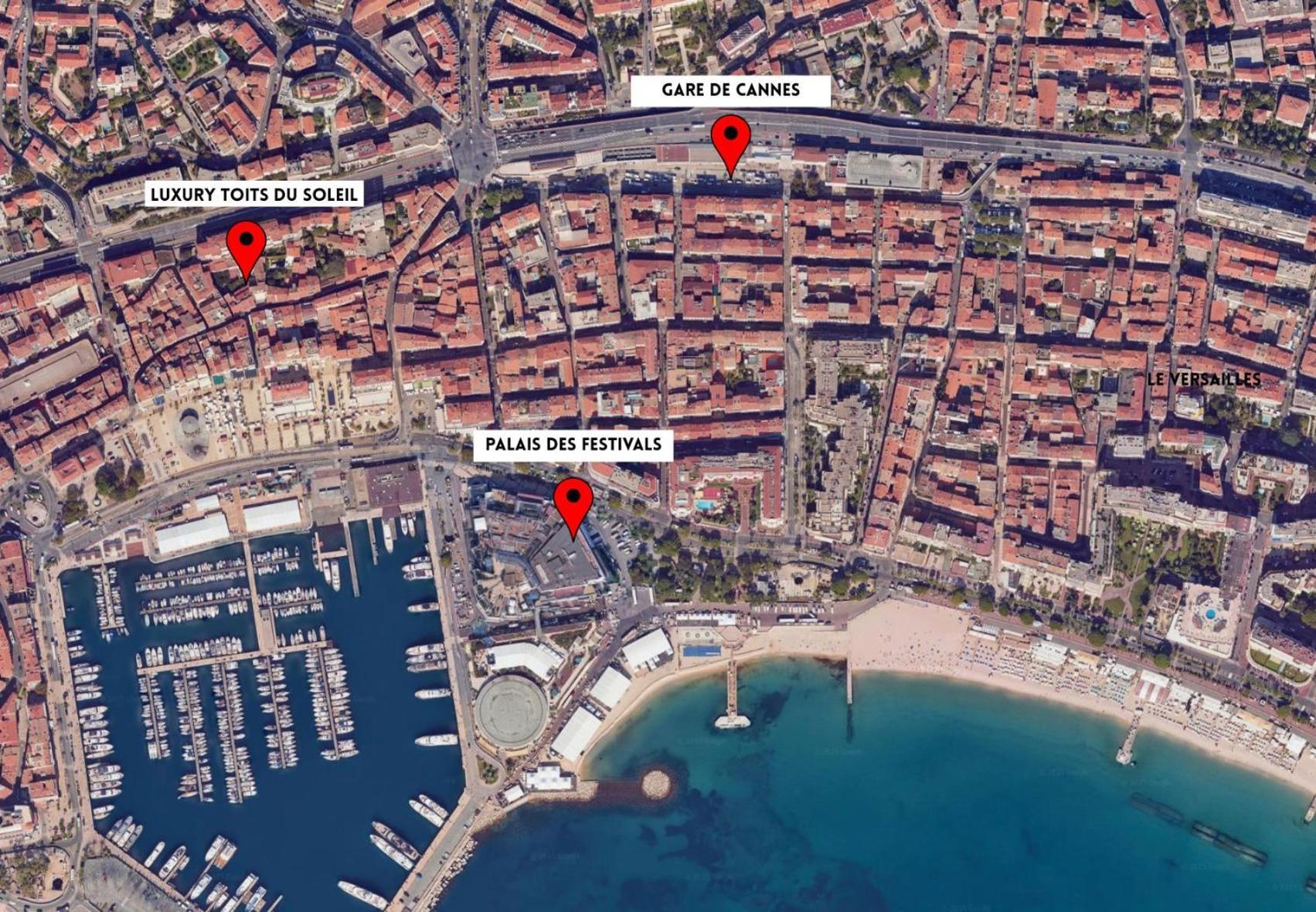 Luxury "Les Toits Du Soleil" - Magnifique Appartement Avec Terrasses Et Jacuzzi - Centre De Cannes - By Scls Locations מראה חיצוני תמונה